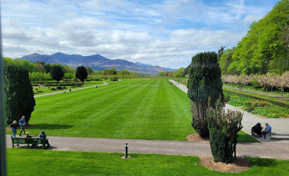 View of the Killarney Gardens from Killarney House.