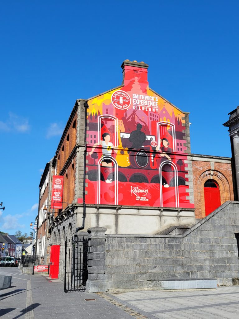 Outside of the Smithwick's brewery museum in Kilkenny Ireland.